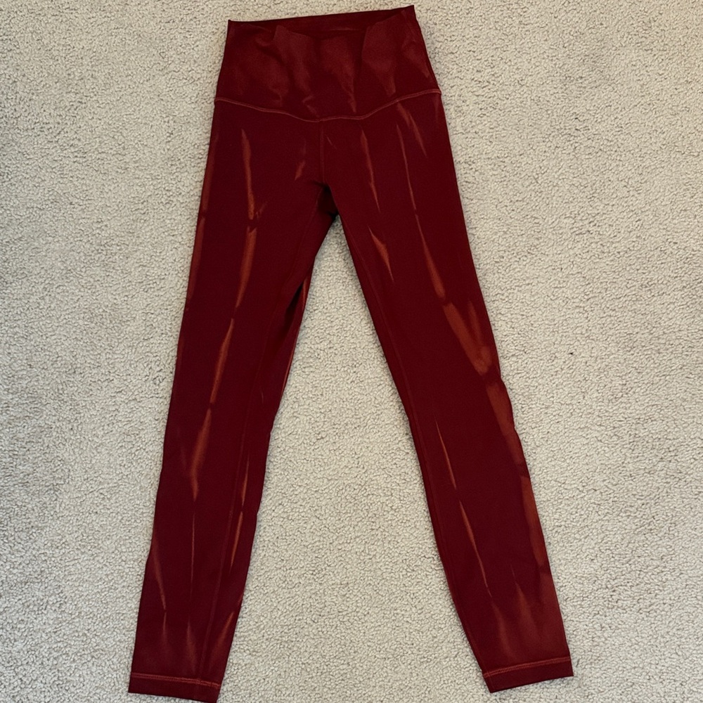 lululemon athletica Red Leggings